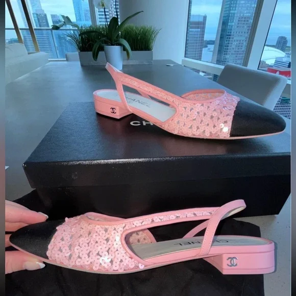 Authentic Chanel slingbacks - Picture 4 of 5